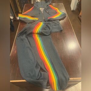Aviator Nation 5-striped rainbow 🌈 set